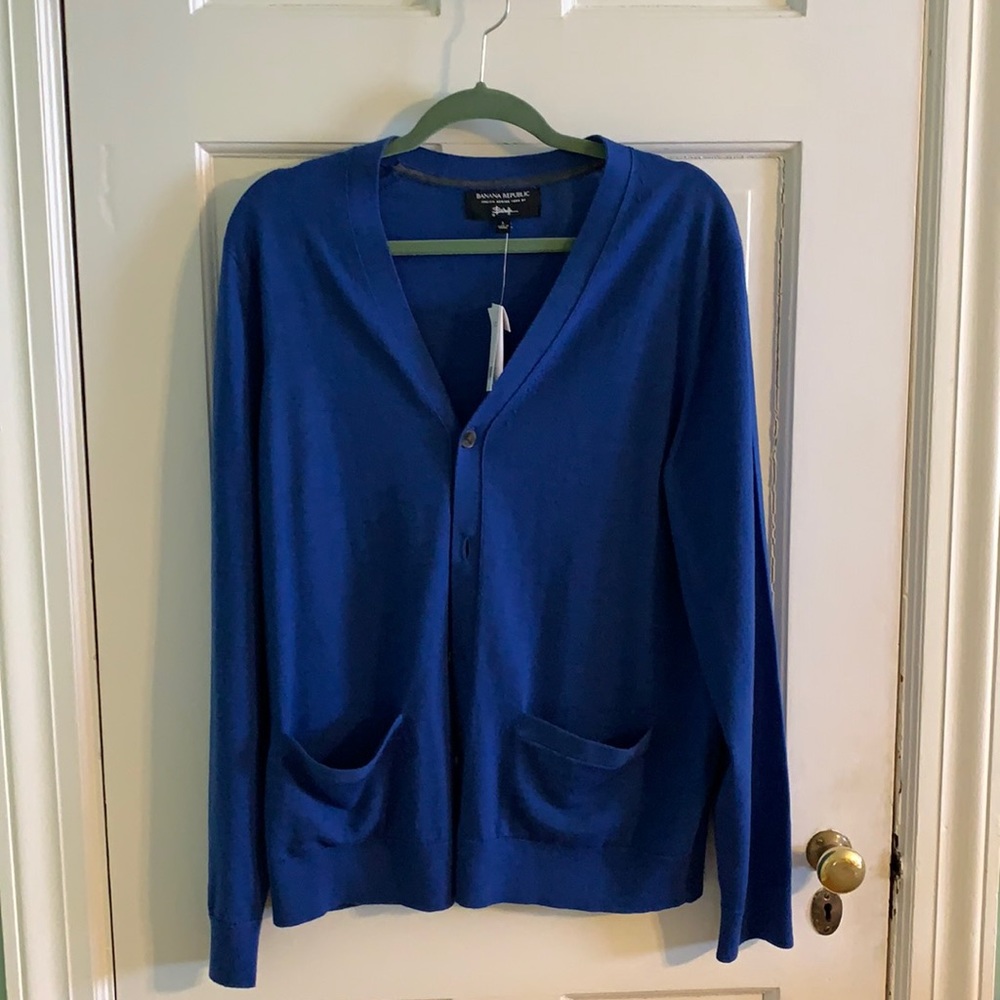 Men’s Blue Cardigan